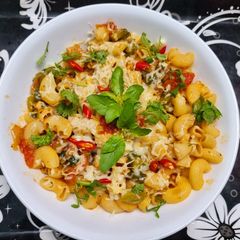 A picture of Arrabbiata Macaroni Pasta.
