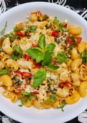 A picture of Arrabbiata Macaroni Pasta.