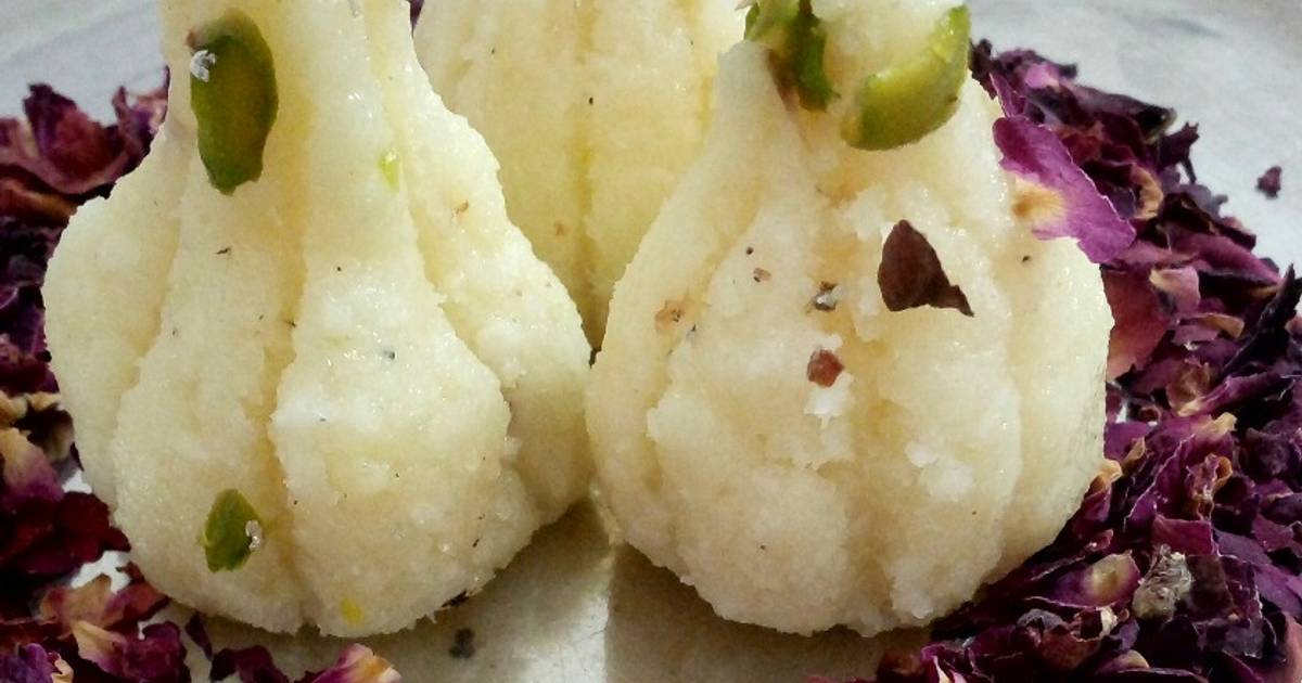 Dry Coconut modak Recipe by Pritam Mehta Kothari Cookpad