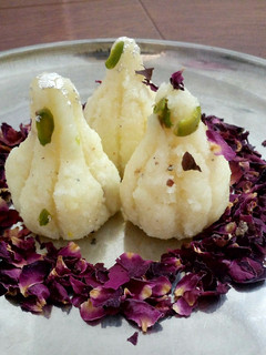 A picture of Dry Coconut modak.