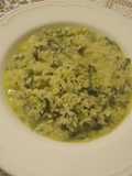 Riso con spinaci