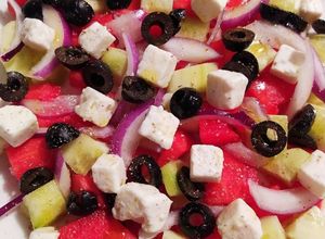Foto di Insalata Greca con Anguria