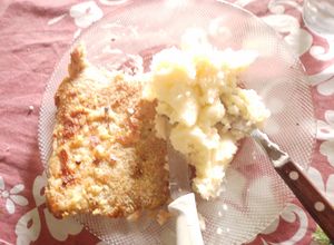Una foto de Milanesa con puré (sin sal o con poca)
