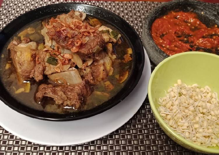 Resep Rawon iga sapi Anti Gagal