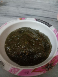 A picture of Green Chutney 🍁🍁🍁.