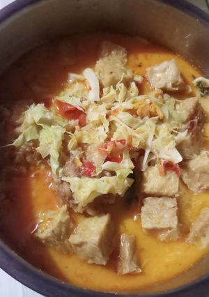 Foto resep Lodeh tempe sayur kol