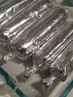 Una foto de Rollitos de pollo con bacon y manzana
