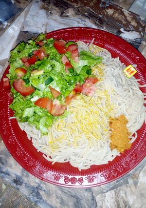 Taliya da manja me salad ainihin hoton girkin