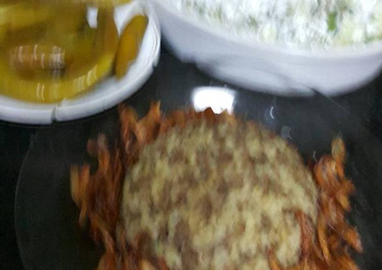 مجدرة البرغل سوريه