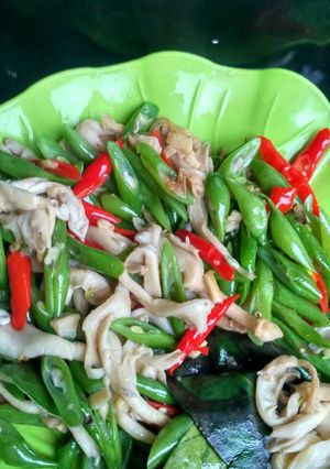 Foto resep Oseng Jamur Buncis