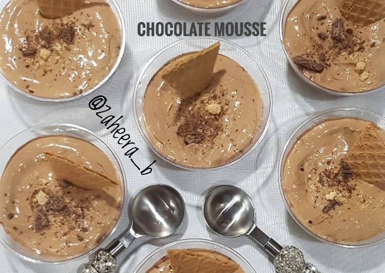 How to Prepare Homemade Chocolate mousse #sahdessert