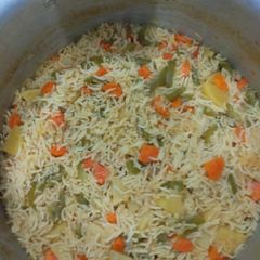 A picture of Vegetable rice.