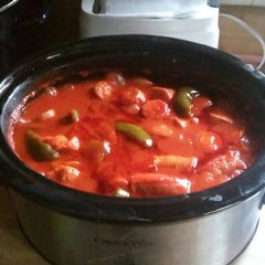 A picture of Crockpot dinner.
