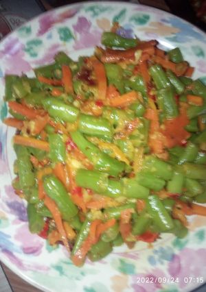 Foto resep Acar Wortel buncis bumbu kuning