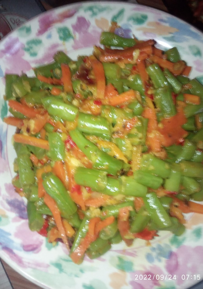 Foto resep Acar Wortel buncis bumbu kuning