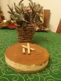 Una foto de Tarta de turrón Jijona con Thermomix