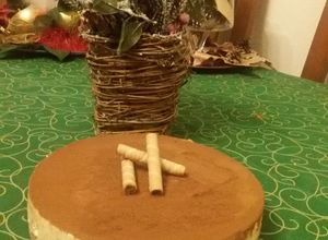 Una foto de Tarta de turrón Jijona con Thermomix