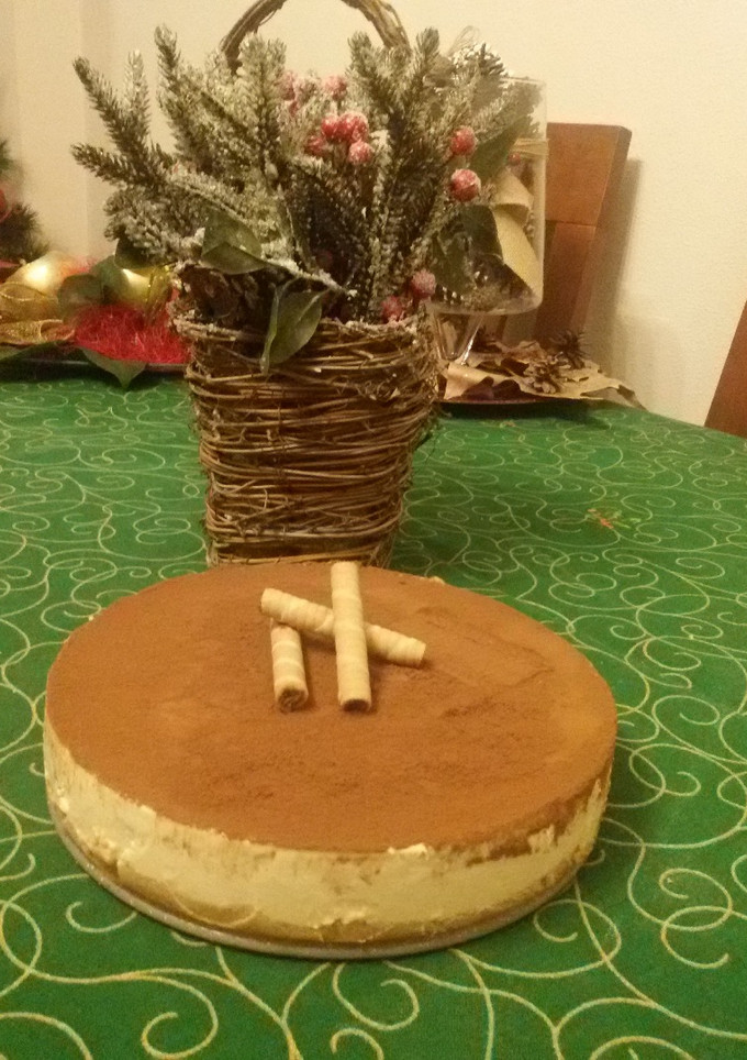 Una foto de Tarta de turrón Jijona con Thermomix