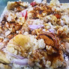 A picture of Dehli ki famous dahi phulki.
