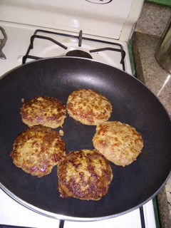 Una foto de Hamburguesas de res caseras