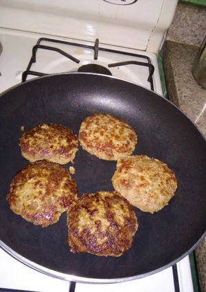 Una foto de Hamburguesas de res caseras