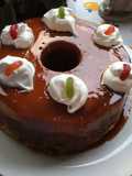 Pastel imposible de zanahoria