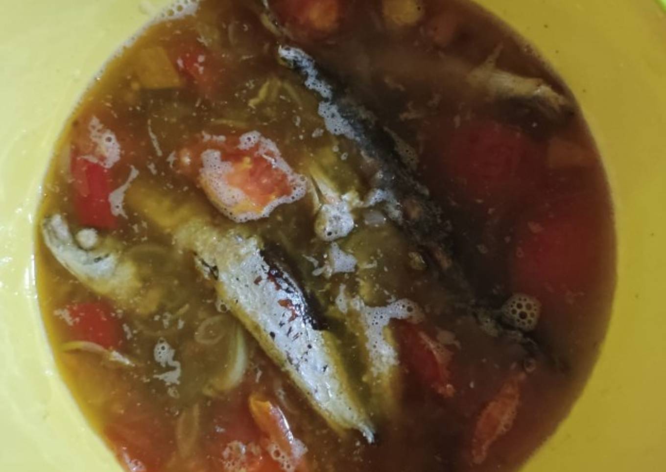 Ikan Pindang (Ikan Keranjang) Masak ala Bumbu Sarden
