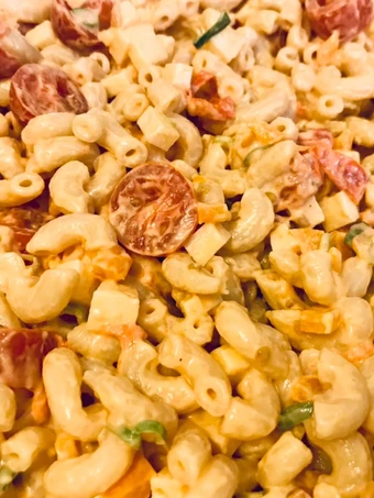 Easy Ways Make|Recipe} Pepper Tomato Macaroni Salad the So Delicious