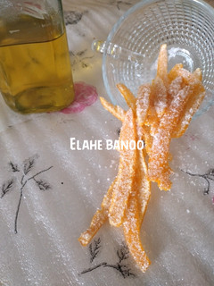 عکسی از دستور شربت و پاستیل پرتقال