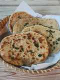 Pan naan (pan indio en sartén)