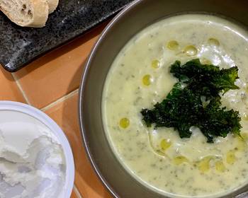 Best Recipe Roasted Cauliflower and Kale Soup Delicious Simple