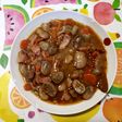 Habas con zanahoria y panceta magra