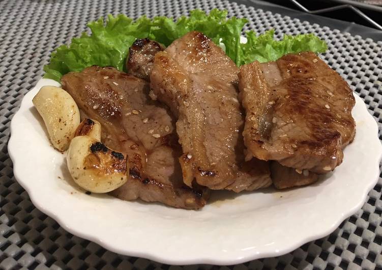 Resep Sirloin beef yakiniku Anti Gagal