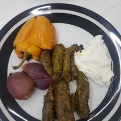 A picture of Stuffed vine leaves.