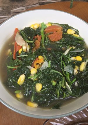 Foto resep Tumis Sayur Bayam