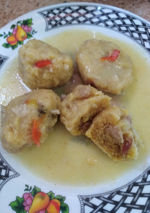 Una foto de Bollo de maíz con empella de cerdo