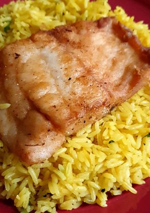 A picture of Pan fried fish fillet.