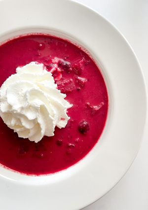 Vegyes gyümölcsleves recept fotója