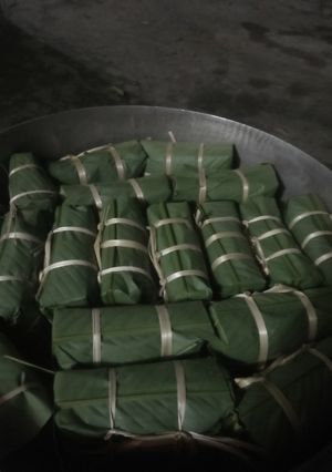 Hình của món Gói bánh chưng ngày tết.