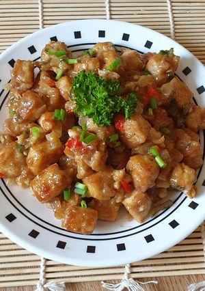 Foto resep Sizzling tofu