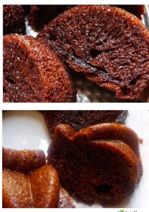 Foto resep Cake Caramel Sarang Semut (Panggang & Kukus)