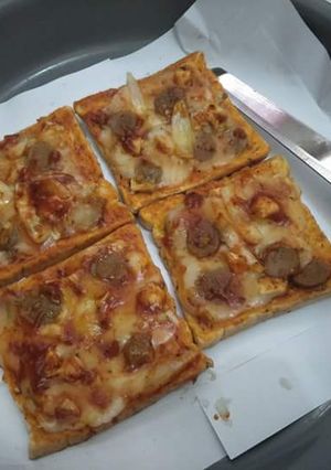 Foto resep Pizza Roti Tawar Teflon