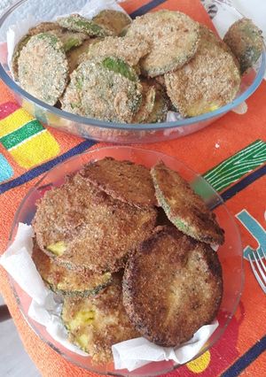 Una foto de Milanesas de zapallito