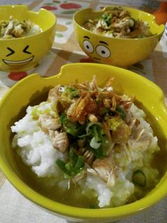 Foto resep Bubur Ayam Kuah Kuning