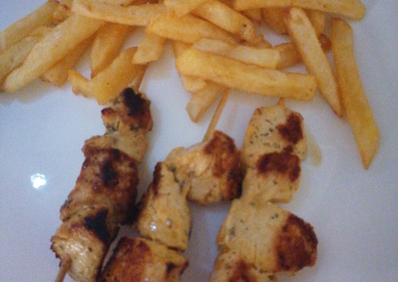 Pinchos morunos de pollo