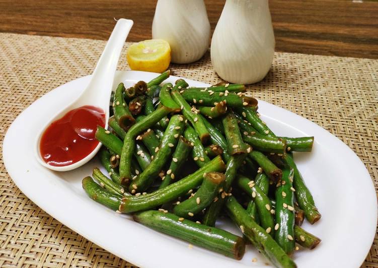 Honey chilli beans