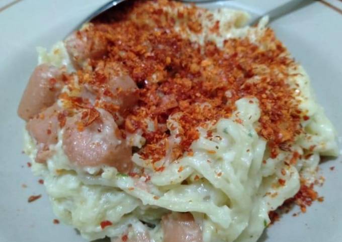 Indomie carbonara boncabe