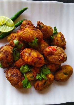A picture of Rice and veggies kebab.