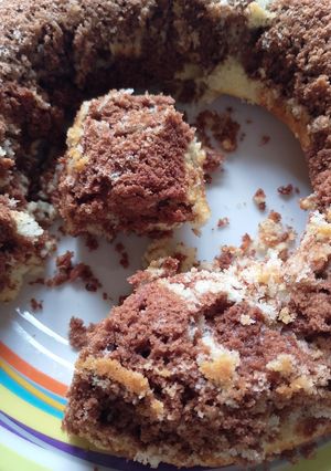Une photo de Gâteau marbré au🍫