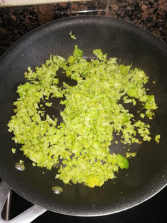 Una foto de Arroz de brócoli